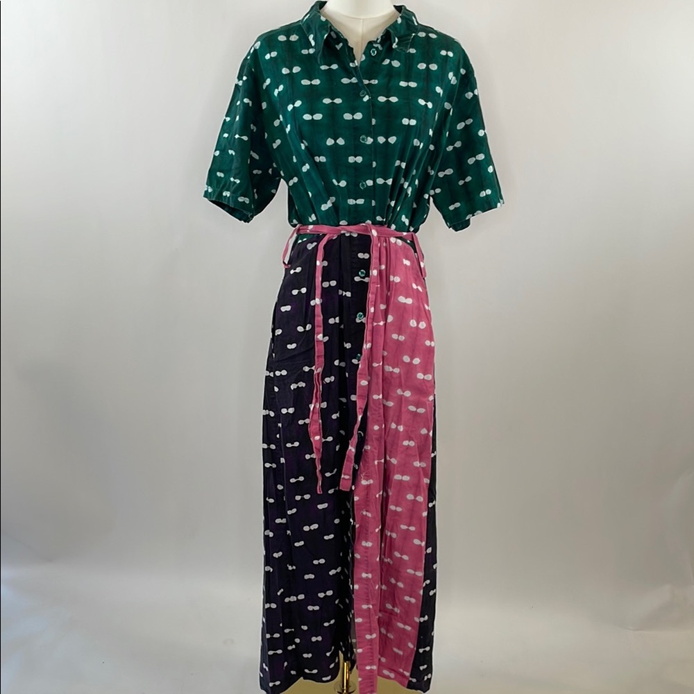 Busayo Polka Dot Shirt Midi Dress, 16 - Picture 9 of 16